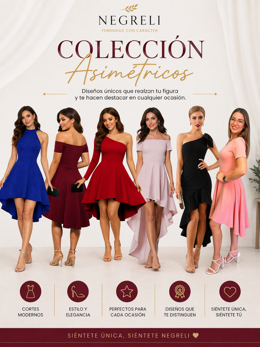 Vestidos Asimétricos